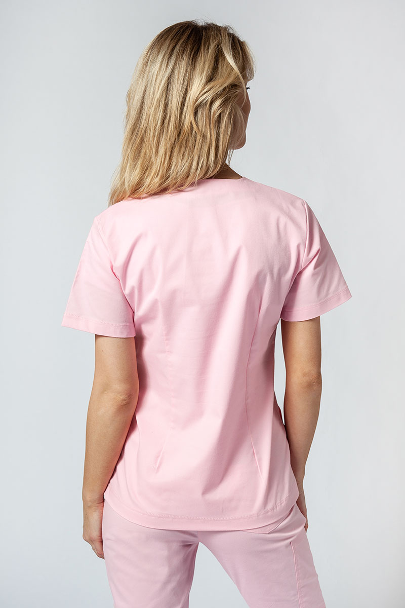 Women’s Sunrise Uniforms Active Bloom scrub top blush pink-1
