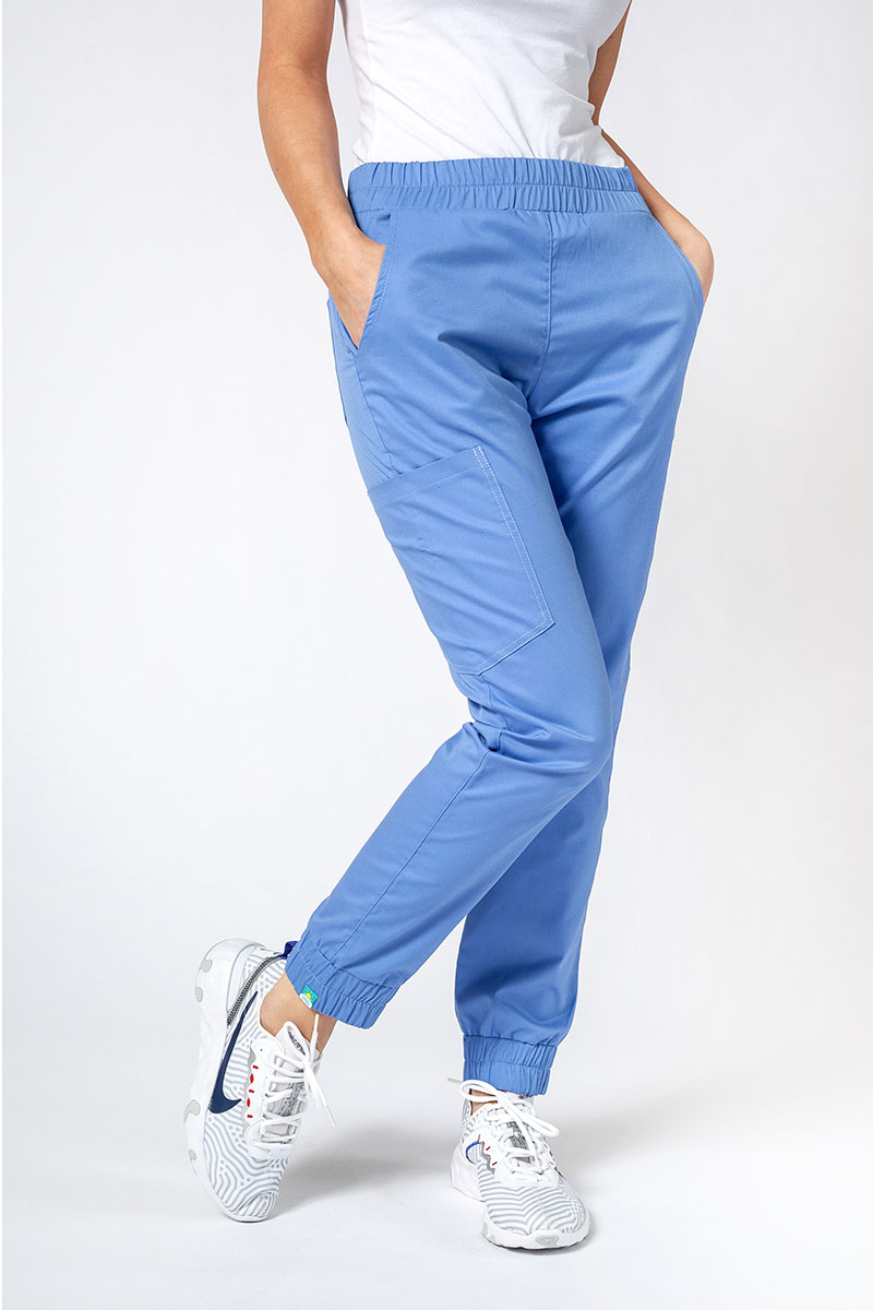 Men's Sunrise Uniforms Active III scrubs set (Bloom top, Air trousers) ceil blue-6