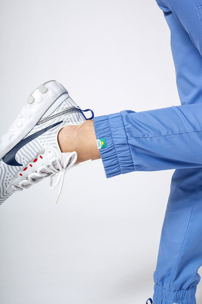 Women’s Sunrise Uniforms Active Air jogger scrub trousers ceil blue-4
