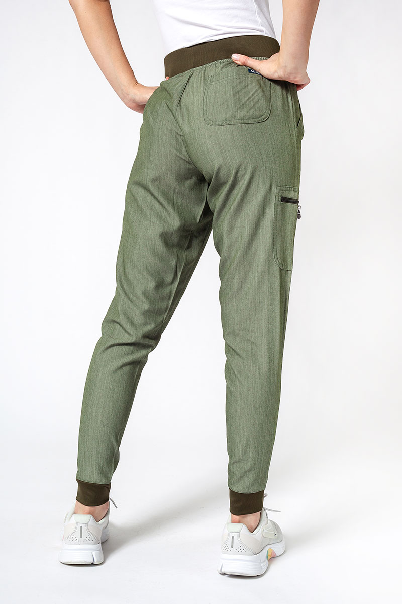 Adar Uniforms scrubs set Ultimate (with Sweetheart top – elastic) heather olive-8