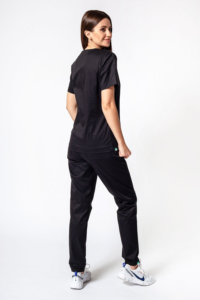 Women's Sunrise Uniforms Active Loose scrub trousers black-7