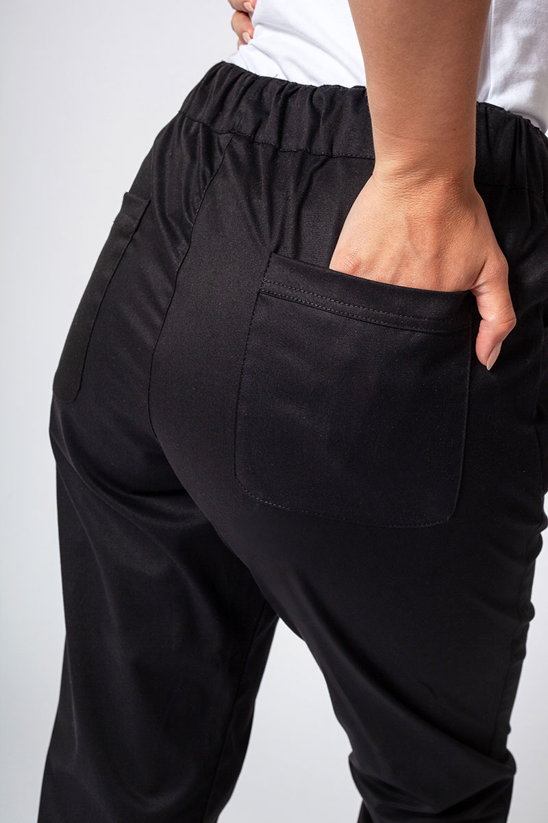 Women's Sunrise Uniforms Active Loose scrub trousers black-4
