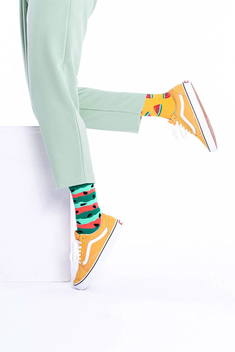 Watermelon Splash COLOURFUL SOCKS – MANY MORNINGS-1