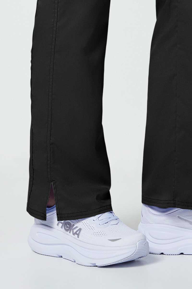 Women's Cherokee Revolution Flare Leg scrub trousers black-4