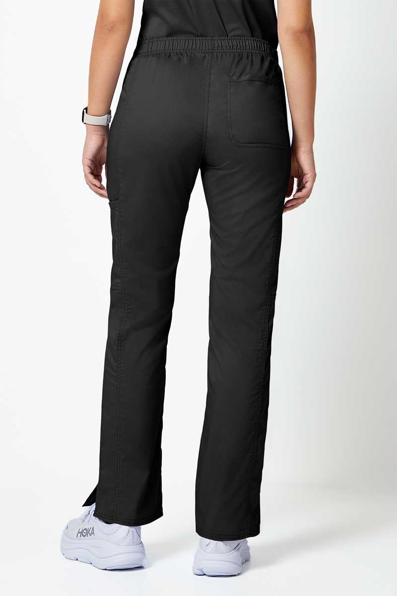 Women's Cherokee Revolution Flare Leg scrub trousers black-1