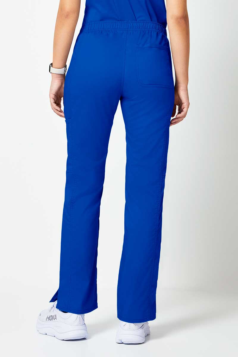 Women's Cherokee Revolution Flare Leg scrub trousers royal blue-1