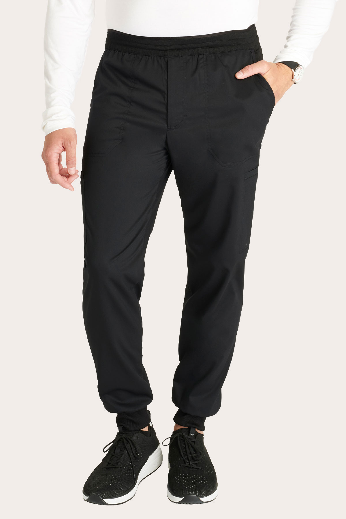 Men’s Cherokee Revolution Jogger scrub trousers black-5
