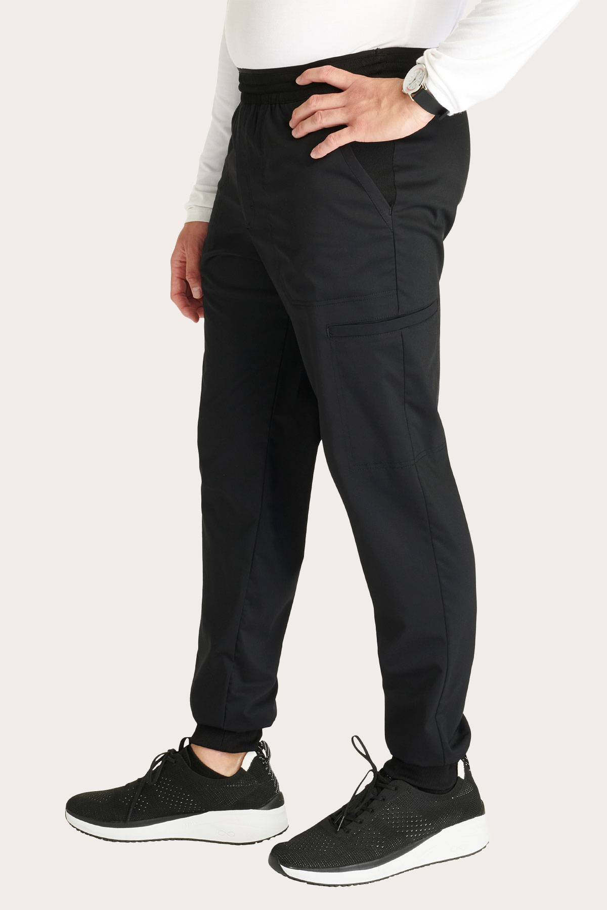 Men’s Cherokee Revolution Jogger scrub trousers black-3