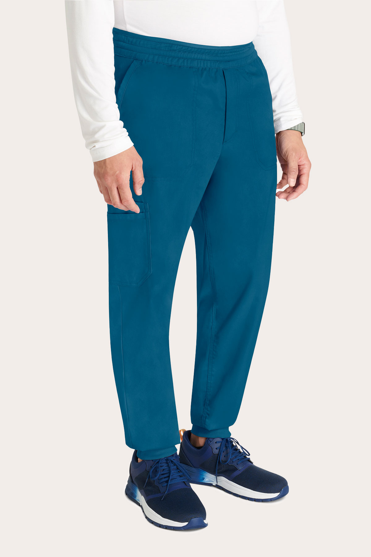 Men’s Cherokee Revolution Jogger scrub trousers caribbean blue-2