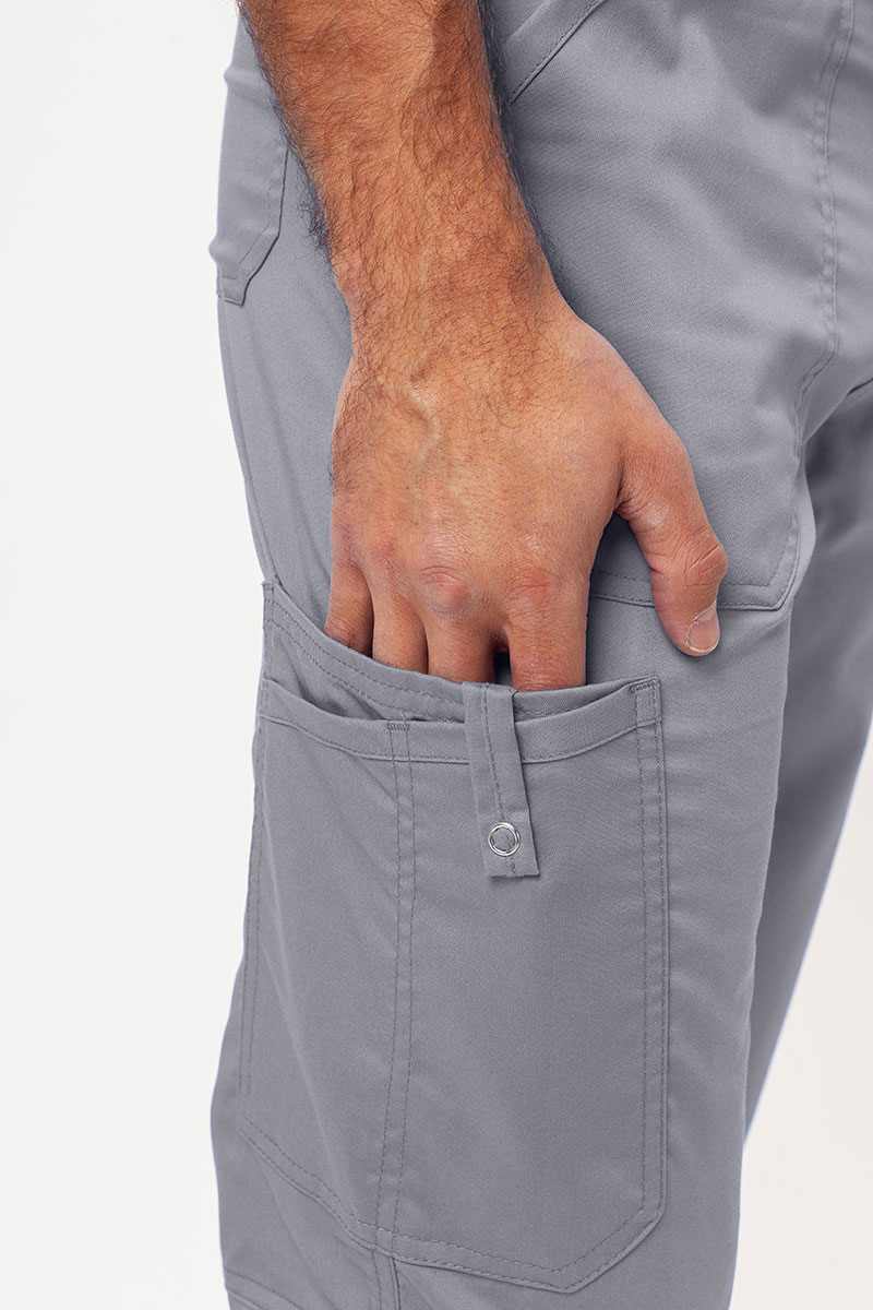 Men’s Cherokee Revolution Fly Cargo scrub trousers grey-4