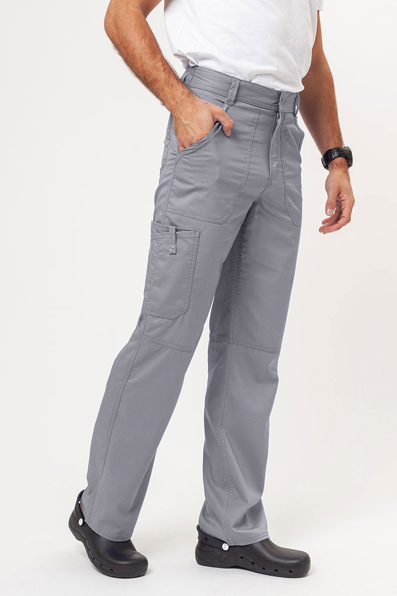 Men's Cherokee Revolution scrubs set (V-neck top, Fly Cargo trousers) grey-6