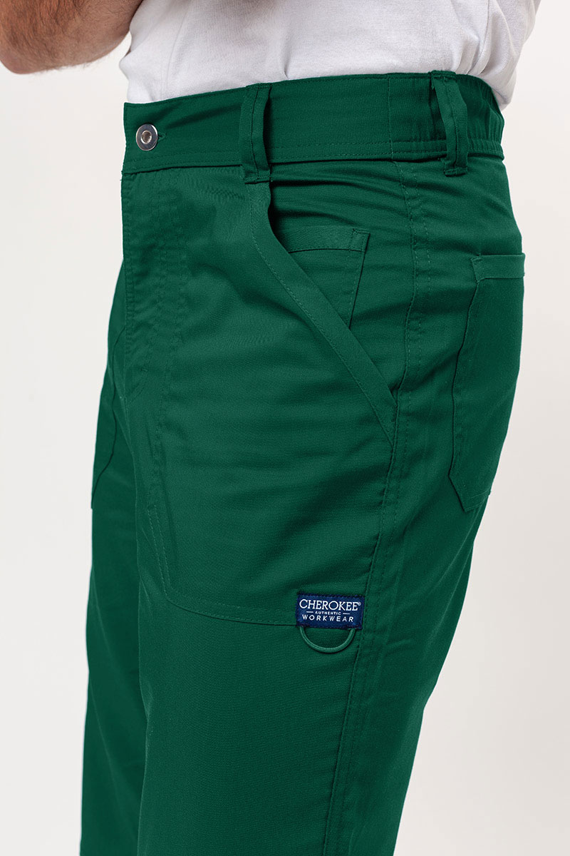Men’s Cherokee Revolution Fly Cargo scrub trousers hunter green-3