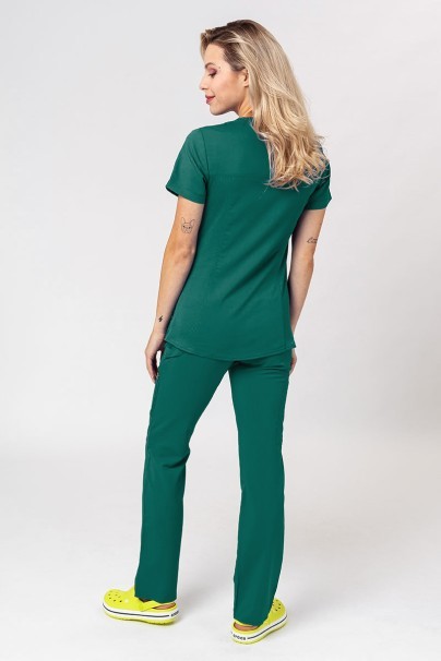 Women’s Dickies Balance V-Neck scrub top hunter green-7