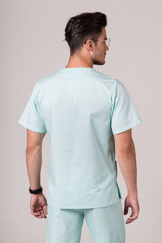 Men’s Sunrise Uniforms Basic Classic scrubs set (Standard top, Regular trousers) mint-3