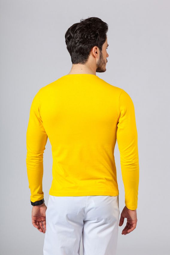 Men’s Malfini Fit long sleeve t-shirt yellow-2
