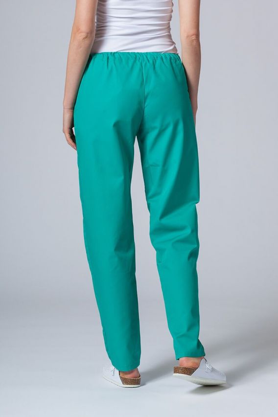 Women's Sunrise Uniforms Basic Regular scrub trousers hunter green-2
