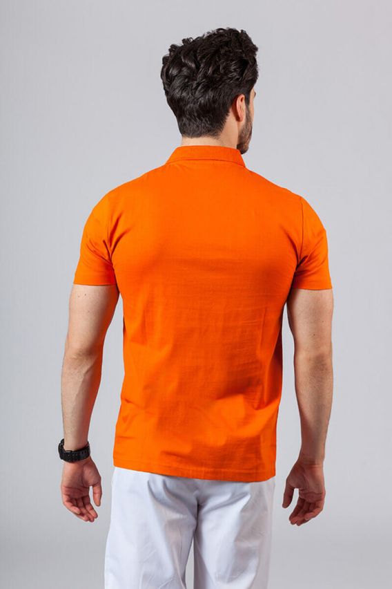 Men’s Malfini Single Jersey polo shirt orange-2