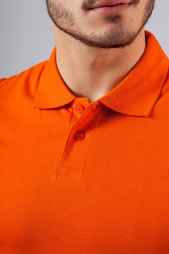 Men’s Malfini Single Jersey polo shirt orange-2