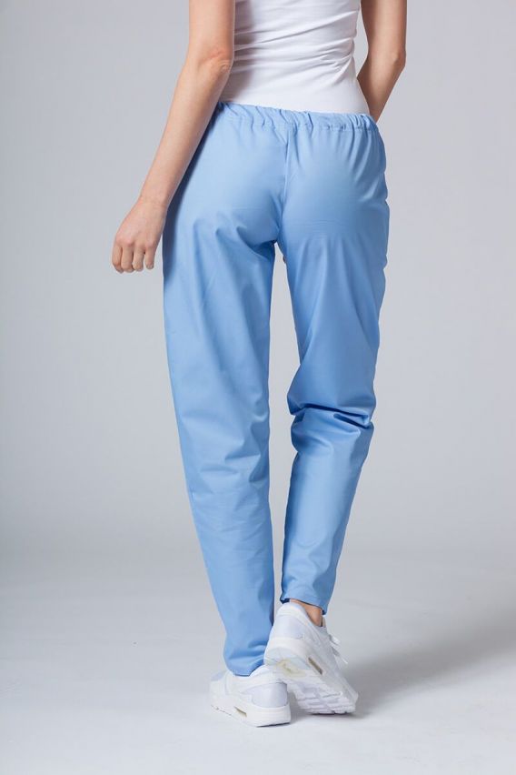 Women's Sunrise Uniforms Basic Regular scrub trousers ceil blue-2