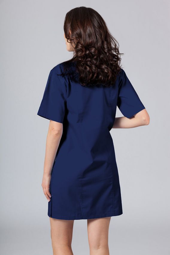 Women’s Sunrise Uniforms classic scrub dress true navy-2