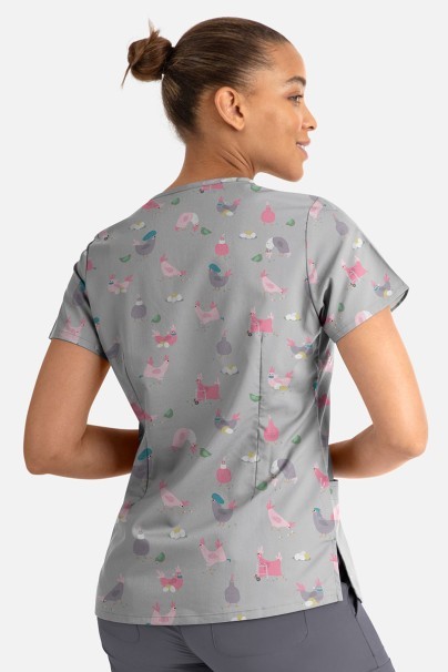 Women’s Maevn Prints scrub top Hot Chicks-2