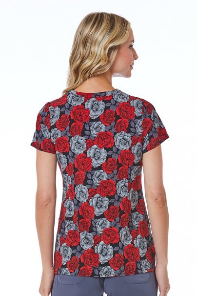 Women’s Maevn Prints scrub top Night Garden-2