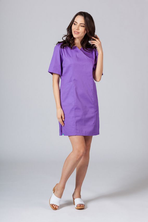 Women’s Sunrise Uniforms classic scrub dress violet-2
