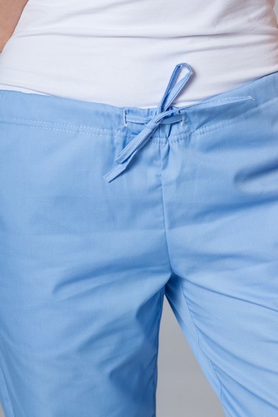 Women’s Sunrise Uniforms Basic Classic scrubs set (Light top, Regular trousers) ceil blue-7