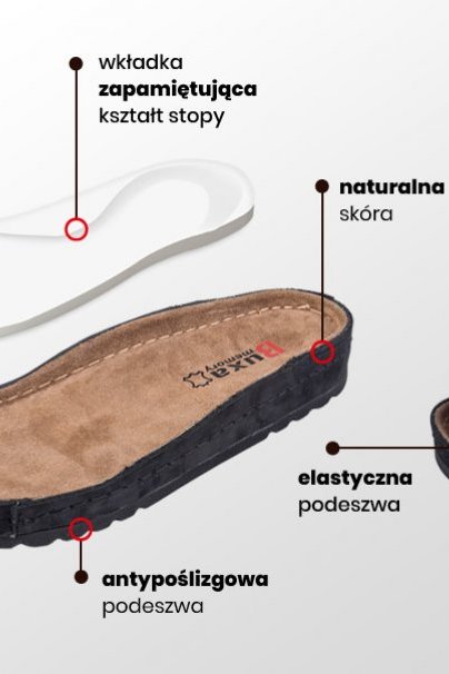 Buxa model Memory BZ110 medical shoes white-5