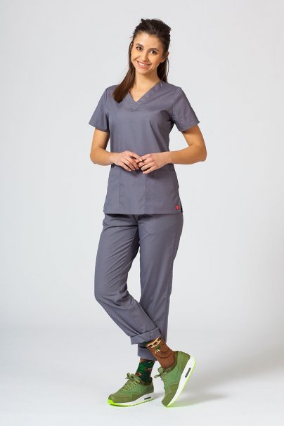 Women’s Maevn Red Panda scrub trousers pewter-5