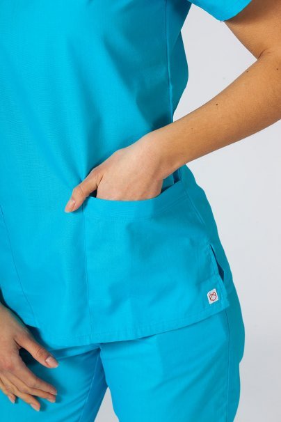 Women's Maevn Red Panda scrubs set turquoise-5