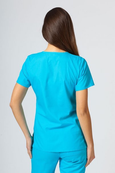 Women's Maevn Red Panda scrubs set turquoise-3