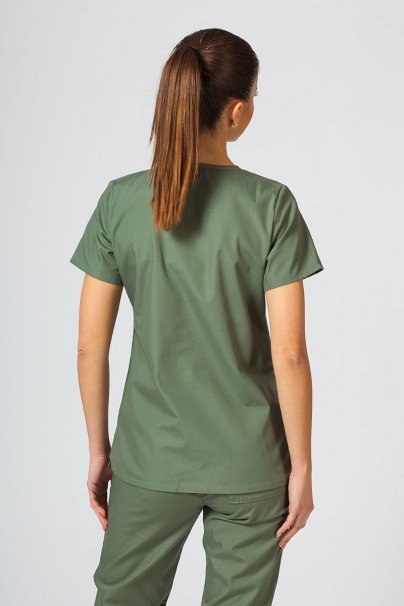 Women's Maevn Red Panda scrubs set olive-3