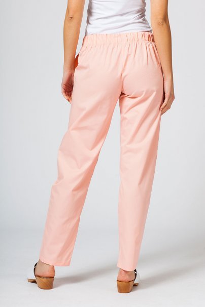 Women’s Sunrise Uniforms Basic Classic scrubs set (Light top, Regular trousers) salmon-7