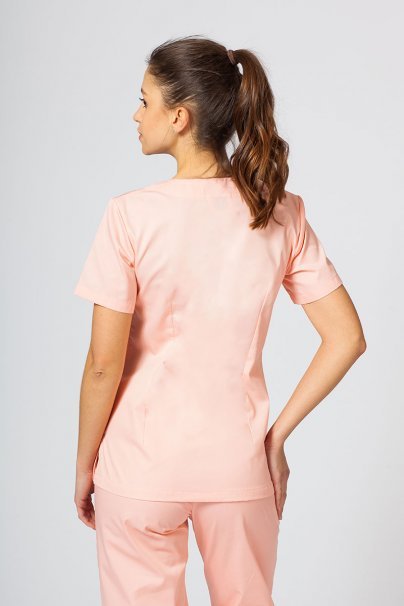 Women’s Sunrise Uniforms Basic Classic scrubs set (Light top, Regular trousers) blush pink-3