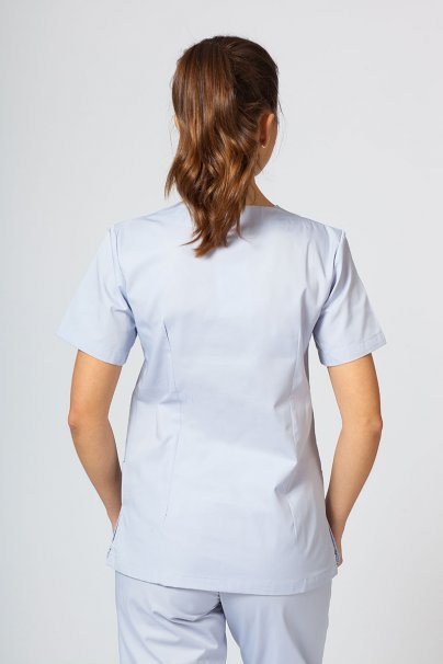 Women’s Sunrise Uniforms Basic Classic scrubs set (Light top, Regular trousers) quiet gray-3