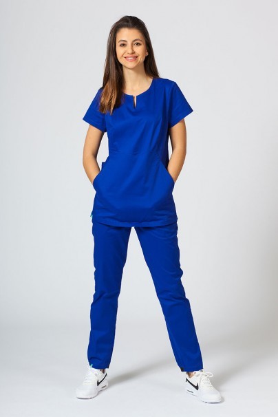Women's Sunrise Uniforms Active Loose scrub trousers galaxy blue-6