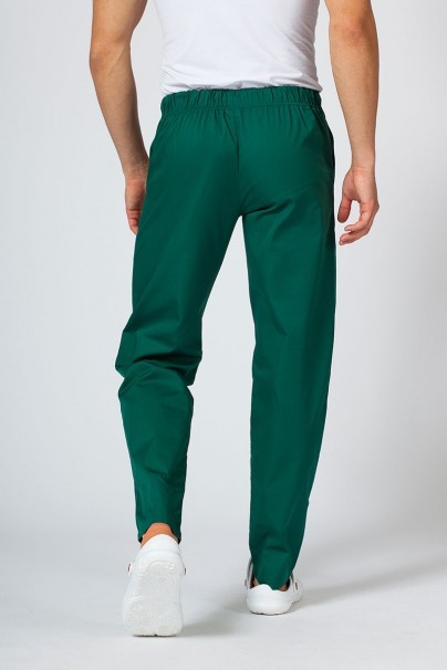 Men’s Sunrise Uniforms Basic Classic scrubs set (Standard top, Regular trousers) bottle green-8