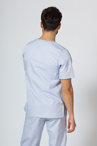 Men's Sunrise Uniforms Basic Standard scrub top quiet grey-2