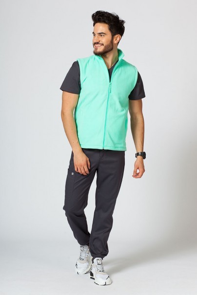 Men’s Malfini Fleece vest mint-1