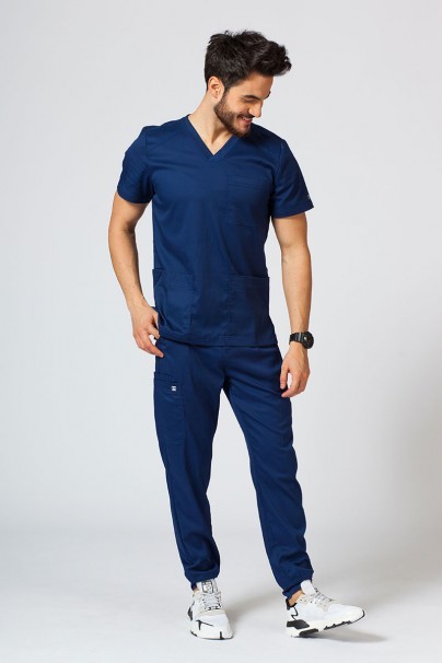 Men's Maevn Matrix Men scrub top navy-5