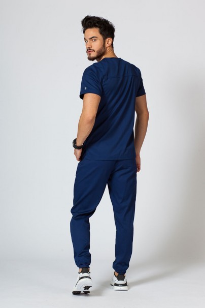 Men's Maevn Matrix scrub jogger trousers true navy-2