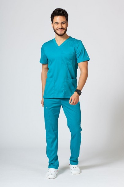 Men's Maevn Matrix Classic scrub trousers teal blue-7