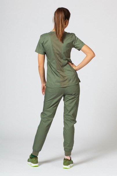 Women's Maevn EON Sport Sporty & Comfy scrubs set olive-3