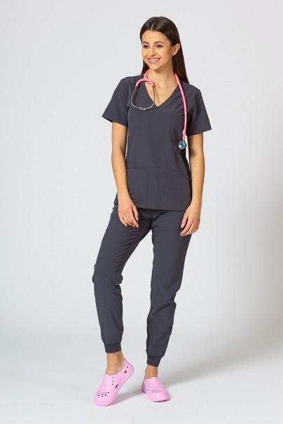 Women's Maevn Matrix Impulse scrubs set pewter-2