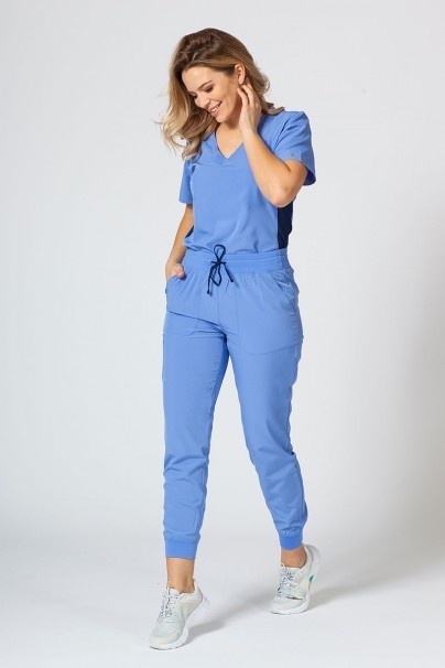 Women's Maevn Matrix Impulse scrubs set ceil blue-2