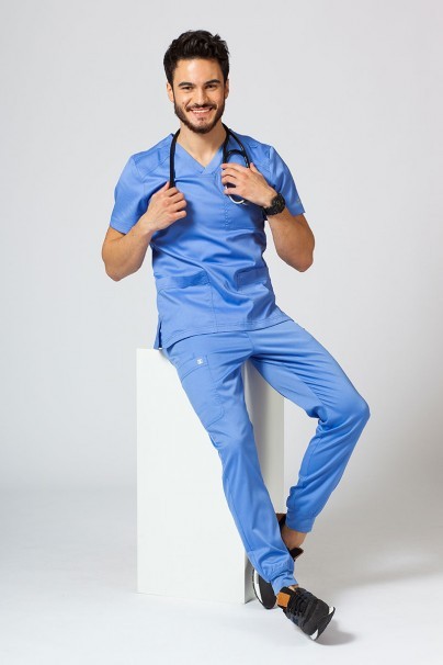 Men’s Maevn Matrix Jogger scrubs set classic blue-5