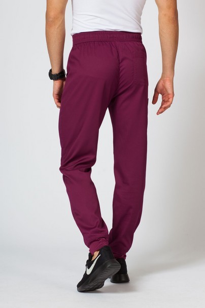 Men’s Maevn Matrix Jogger scrubs set wine-10