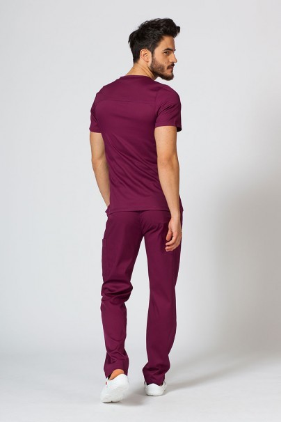 Men’s Maevn Matrix Classic scrubs set wine-2