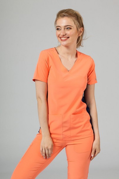 Women's Maevn Matrix Impulse scrubs set fresh salmon-4